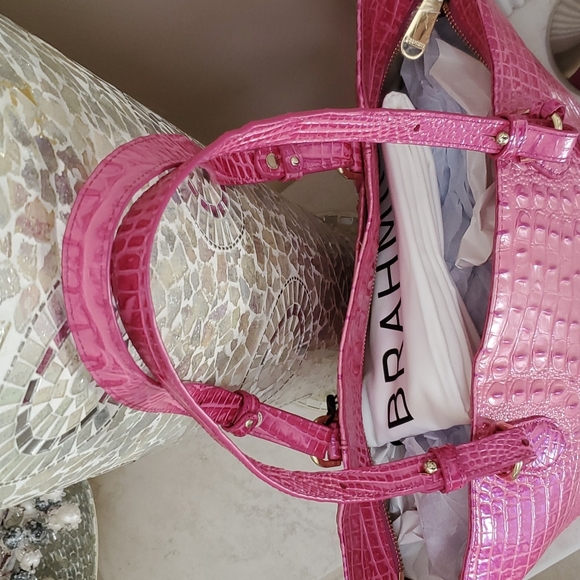 ๐ฅณ๐HOST PICK!๐๐ฅณ ๐๐ BRAHMIN ELLEN HIBISCUS OMBRE TOTE ๐๐ - Picture 6 of 9